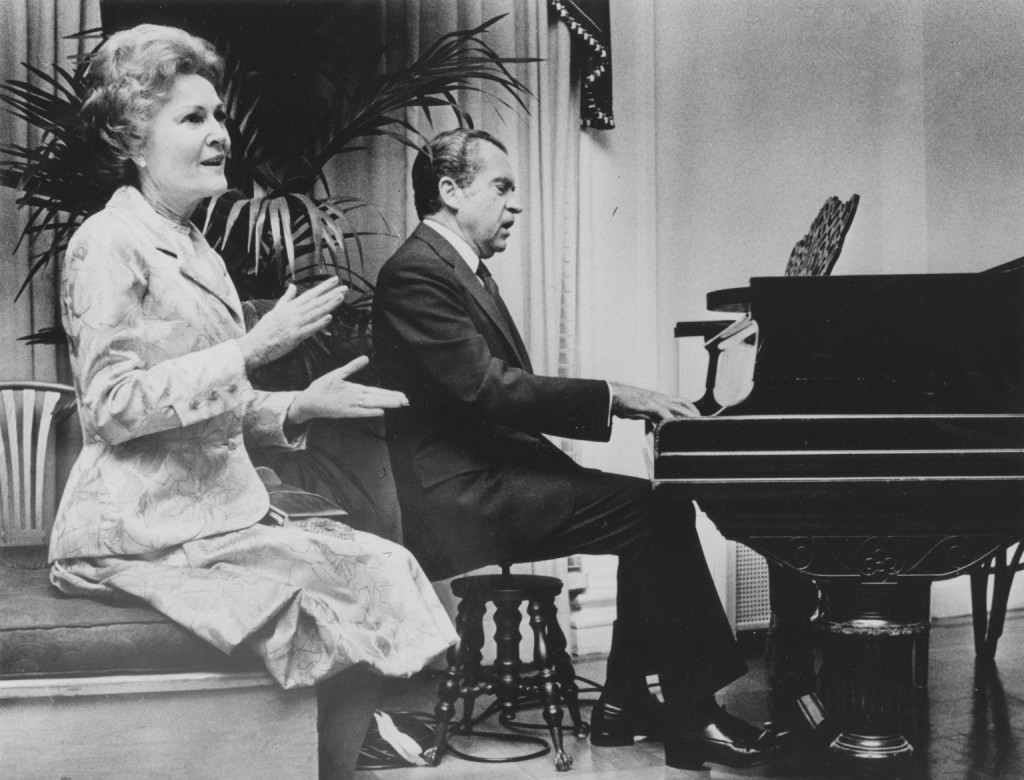 nixon playing piano